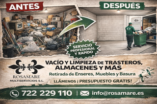 Limpieza de almacenes y cuartos