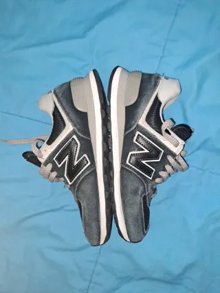 Zapatillas New Balance 574 Clásicas Gris/Negro