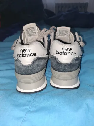 Zapatillas New Balance 574 Clásicas Gris/Negro