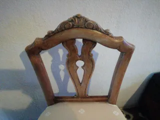Antigua Silla Descalzador Madera