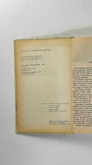 Un capitán de quince años Julio Verne libro