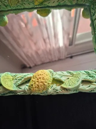 Espejo decorativo vintage con limones