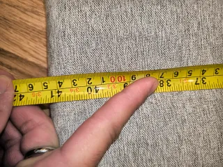 Cojines para sofá/silla de tela beige/gris