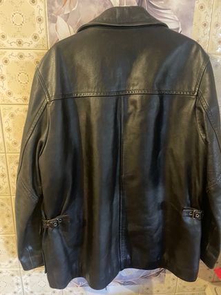 Giacca in vera pelle Chevignon nera