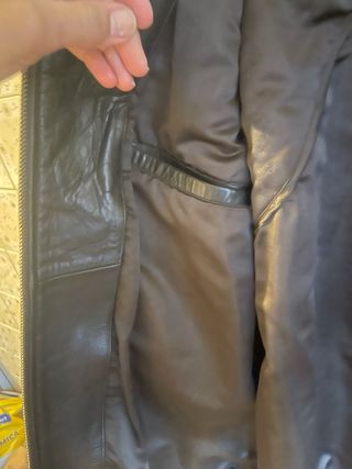 Giacca in vera pelle Chevignon nera