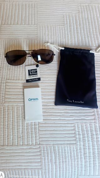 Gafas de Sol hombre Guy Laroche Marrón y Dorado