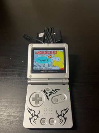 Game Boy Advance SP Tribal Plata