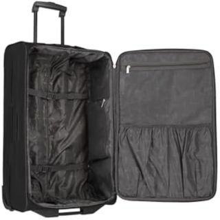 paklite Maleta de Viaje con 2 Ruedas, Maleta Grande con Ruedas, Orlando, Carrito clásico de Carcasa Blanda con diseño Atemporal, 73 cm, 80 litros,NUEVO
