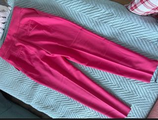 Pantalón Zara Rosa Talle Alto