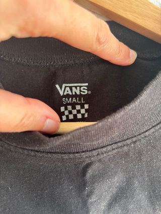 Camiseta Vans Negra Talla S