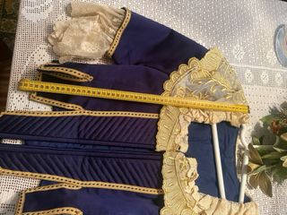 Corpiño Fallera Azul con Manteleta a juego