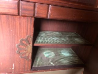 Mueble de salón madera y metal