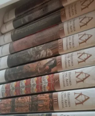 Volúmenes 6 al 10 de historia Universal del arte