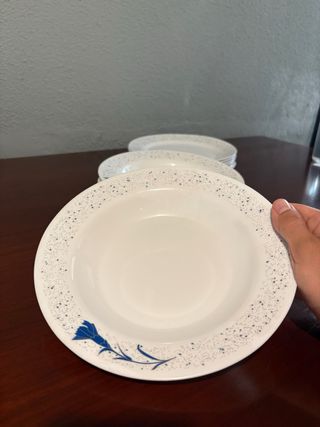 Lote Vajilla Vasos Copas Porcelana Vidrio