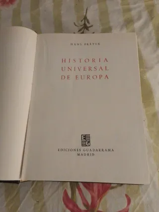 Historia universal de Europa