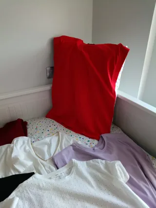 Lote de camisetas de varios colores