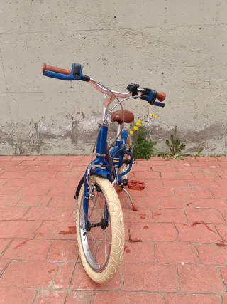 Bicicleta infantil B'Twin City 900 azul