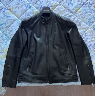 Cazadora Piel Biker Scalpers Marrón