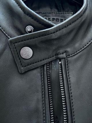 Cazadora Piel Biker Scalpers Marrón