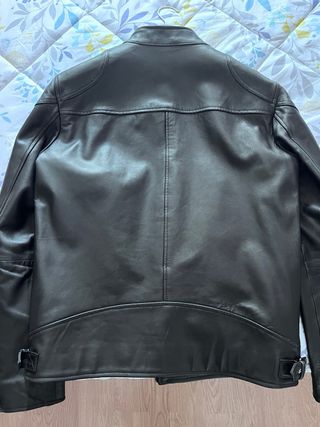 Cazadora Piel Biker Scalpers Marrón