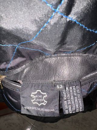 Giacca in vera pelle dí alta qualità vintage