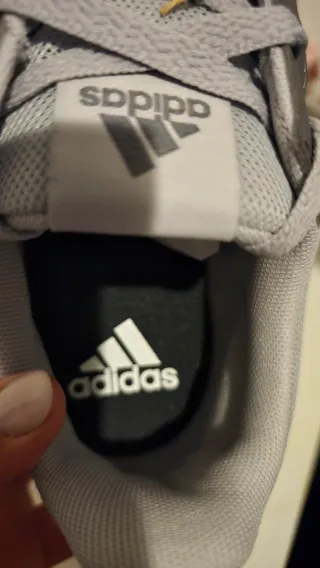 Sapatilhas Adidas run 50s cinza e branco tam 38