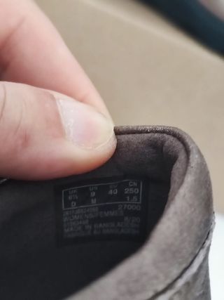 Clarks Mazy Hyannis piel cuña metálico t40