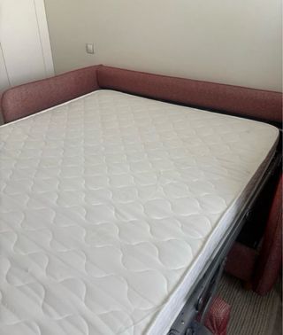 Sofá-cama 2 plazas rojo