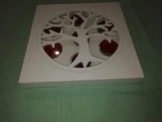 Caja Decorativa Árbol de la Vida con Velas