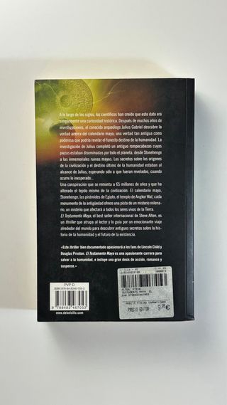 El testamento maya Steve Alten libro