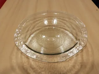 Recipiente ovalado de cristal