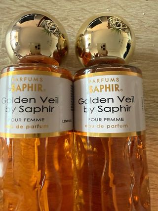 2 Perfume Saphir Golden Veil 200ml.