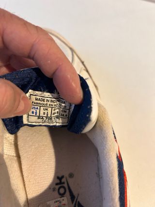 Zapatillas Reebok Futbol Sala Blancas y Azules