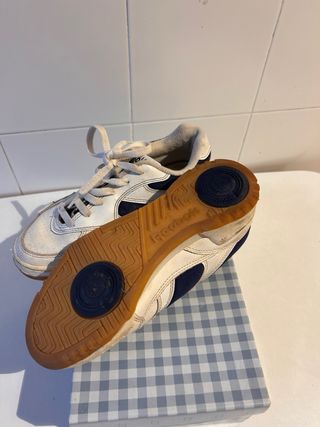 Zapatillas Reebok Futbol Sala Blancas y Azules