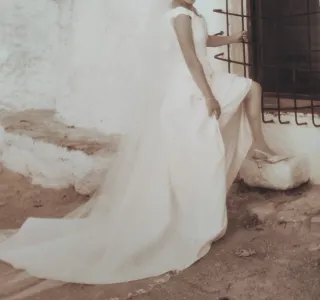 Vestido Novia 2 Piezas, corpiño y falda. T40, L