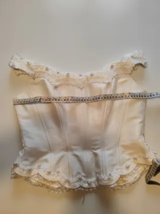 Vestido Novia 2 Piezas, corpiño y falda. T40, L