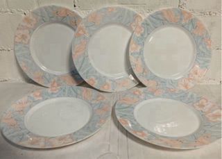 Arcopal vintage anni '80 set piatti floreali