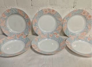 Arcopal vintage anni '80 set piatti floreali