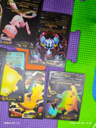 Cartas Pokémon Ash e Pikachu