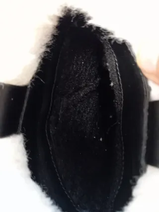 Botines negros forrados talla 38