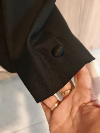 Traje de novio Jause negro y blanco