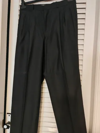 Traje de novio Jause negro y blanco