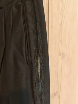 Traje de novio Jause negro y blanco