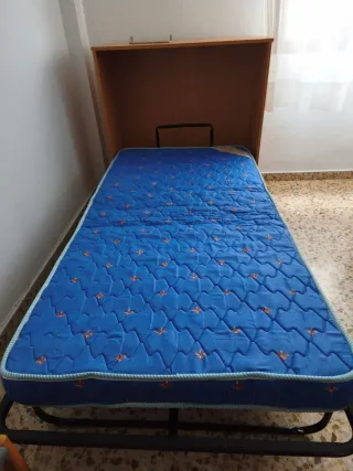 Armario auxiliar madera con ruedas