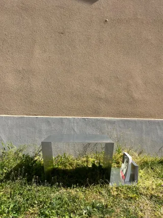 Tavolino Omega Nembula Design lamiera forata