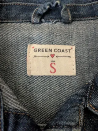 Cazadora vaquera Green Coast Talla S -denim entall