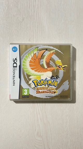 Pokémon Edición Oro Heartgold (Caja y Manuales)
