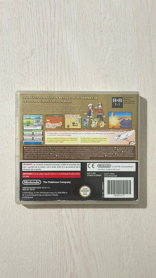 Pokémon Edición Oro Heartgold (Caja y Manuales)