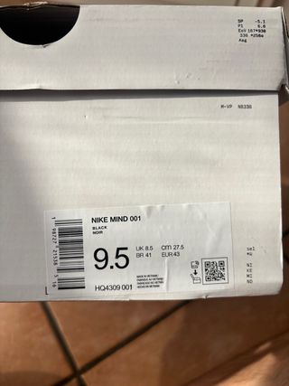 Nike Mind 001 Nere - Taglia 43