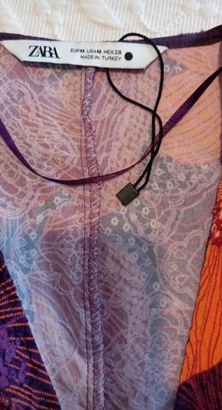 Vestido Zara estampado floral